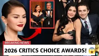 Селена Гомес на церемонии вручения премии Critics Choice Awards 2026. ЛУЧШИЕ МОМЕНТЫ: Тимоти Шала...