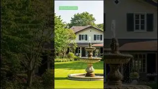 fountain| house green field| 🏠🏡 💯 ⛲#fountain #villaindehradun #planperaassociates #architecture