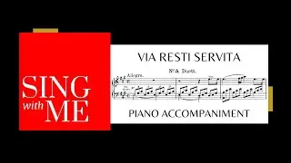 Via resti servita  - Accompaniment - Le nozze di Figaro - Mozart