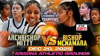 ⛹🏽‍♀️ 🔥 ABSOLUTE MADNESS 😱 Nike TOC Semifinal 💥 Archbishop Mitty vs Bishop McNamara | 12/20/2025