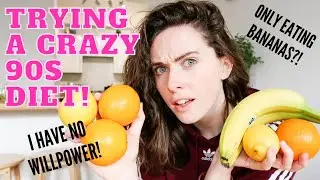 MY MUM ACTUALLY ATE THIS?!  | 24 Hours Only Eating Bananas | Fad 90s Diet |