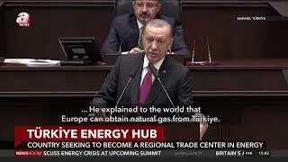 President Erdoğan says T&uuml;rkiye will become a natural gas hub