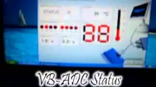 Parallel Port Temperature LM35 VB Interfacing Project