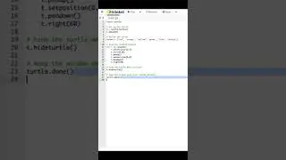 Rainbow Benzene Visualization with Turtle Graphics in Python