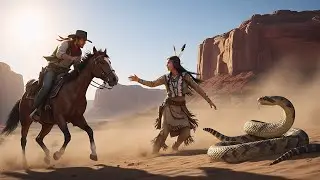 Cowboy Rode Through Fire to Save the Apache Woman &mdash; A Deadly Race Against Venom and Fate | Wild West