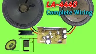 LA 4440 ic board repairing | 4440 single ic board wiring | PK Electronics