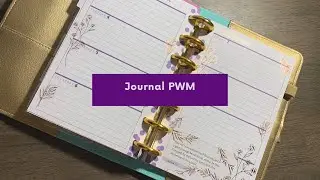 Journal Plan With Me | Mini Horizontal Layout