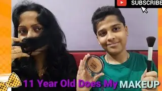 11 YEAR OLD DOES MY MAKEUP | MAKEUP CHALLENGE | SOMA'S REAL WORLD
