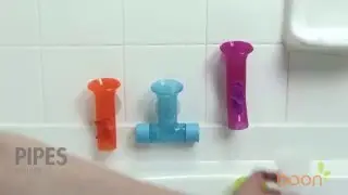 BOON Pipes Building Bath Toy Multi Coloured