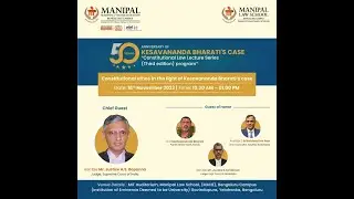 CONSTITUTIONAL LAW LECTURE SERIES PROGRAM (THIRD EDITION)-2023 - Manipal Law School, MAHE,Bengaluru