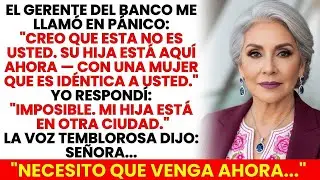 El Banco Me Llamó Su Hija Está Aquí Con Alguien Idéntica A Usted... ¿No Vive En Otra Ciudad