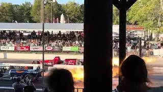 Jet car dragsters at beech bend dragway Fordfest 2023