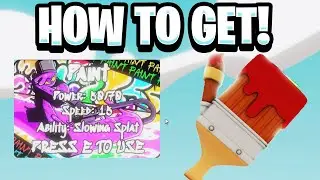 HOW TO GET PAINT GLOVE & Color Splash BADGE SHOWCASE In SLAP BATTLES! Roblox