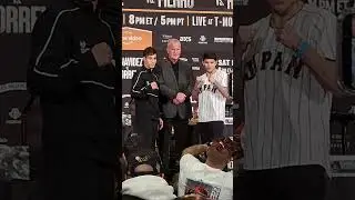 Cara a cara Mirco Cuello VS Cristian Olivo, enero 2025  #boxeo #boxing