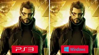 Deus Ex: Human Revolution [2011] PS3 vs PC (Graphics Comparison)