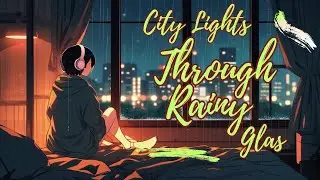 City Lights Through Rainy Glass | Lofi Music to Study, Chill, and Sleep
