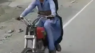 Funny One Wheeling Accident