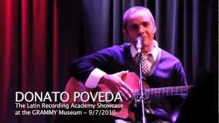 Latin Recording Academy Showcase with Donato Poveda