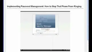 Novell Identity Manager Implementing Password Management