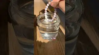 Omg this crystal changes color after touching water!! #crystals #bracelets #jewelry #crystalshop