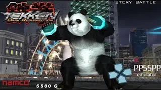 Tekken 5 Dark Resurrection (PSP) Story Battle - Panda
