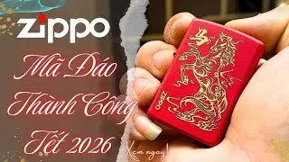 Zippo USA chủ đề ngựa tết ch&iacute;nh h&atilde;ng | Bật lửa zippo tuổi ngựa