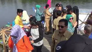 RESTOCKING IKAN JELAWAT DANAU KELILING DESA TEMBANG KEC.BUNUT HILIR #explorerochester#worldexplorer