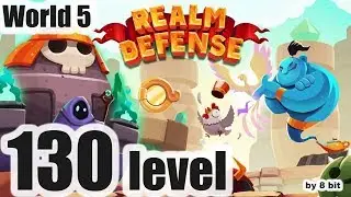 Realm Defense - World 5, level 130 Campaign Mode cleared, 3 stars