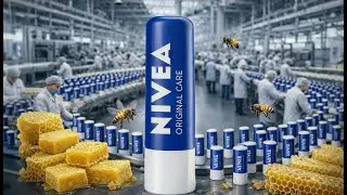 Por Dentro da F&aacute;brica do Batom de Manteiga de Cacau da Nivea: Como o Hidratante Labial &eacute; Feito