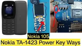 Nokia 105 2022 || TA-1423, TA-1456 Power Button Not Working|| NOKIA105 Power Key Jumper Solution