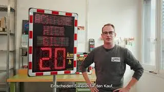 Speeddisplay HIER GILT von Labtec SAFETY AG