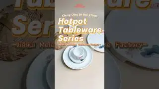Simple white hotpot tableware offering durability and timeless style#Jinhumelaminetableware