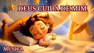 Deus Cuida de Mim 💙 Música Gospel Infantil - Para Não Ter Medo de Dormir Sozinho