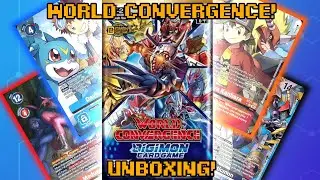 Cracking Open BT21 World Convergence! Digimon TCG Box Opening!