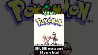 Scrapped Pokemon Music Returns in Newer Games!