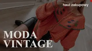 Moda vintage- haul zakupowy. SKARBY! sukienka sztos! płaszcz do zadań specjalnych!  #vintagizeit