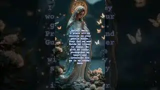 Mother Mary, pray for us and guide our hearts closer to Jesus.#mothermary#holymother#avemaria#shorts