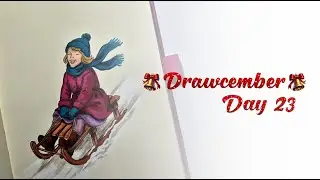 DRAWCEMBER 2025 &ndash; Day 23 | Sled | 31 Days of Drawing