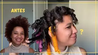 Intento de Curls formers en cabello afro rizado | tutorial