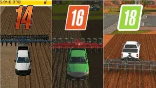 Fs 14 против Fs 16 против Fs 18 | Рабочая эволюция | Покадровая съёмка #farmingsimulator