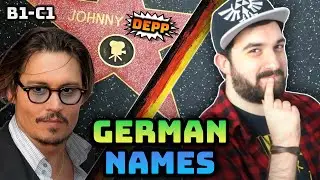 German Roots of English Names: Depp, Kr&uuml;ger & Spielberg explained (B1&ndash;C1)