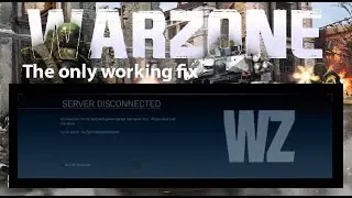 Cod warzone server disconnected fix 100% working