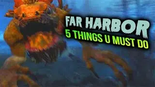 5 THINGS IN FALLOUT 4 FAR HARBOR YOU MUST DO FOR SURVIVAL!!! (Weapons, Armor & Companion)