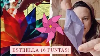Cómo hacer una Estrella Waldorf de 16 puntas? Waldorf Star DIY Tutorial paso a paso
