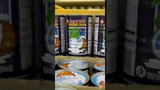 Coconut cream or coconut milk