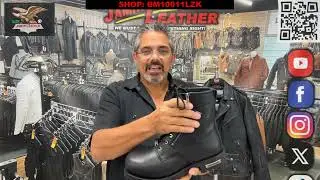 BM10011LZK - Men's Logger Biker Boot With Double Zipper And Lacing