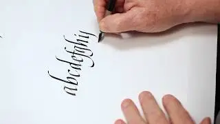 John Stevens writing Italic