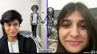 Punjabi ❤️&zwj;🔥Cute Girl Conversation on Monkey Chat Live #cute#live#omeglelaughs #love #funny 