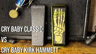 Cry Baby Wah vs Kirk Hammett Wah