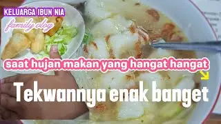 Makan tekwan dicuaca dingin emang mantap
